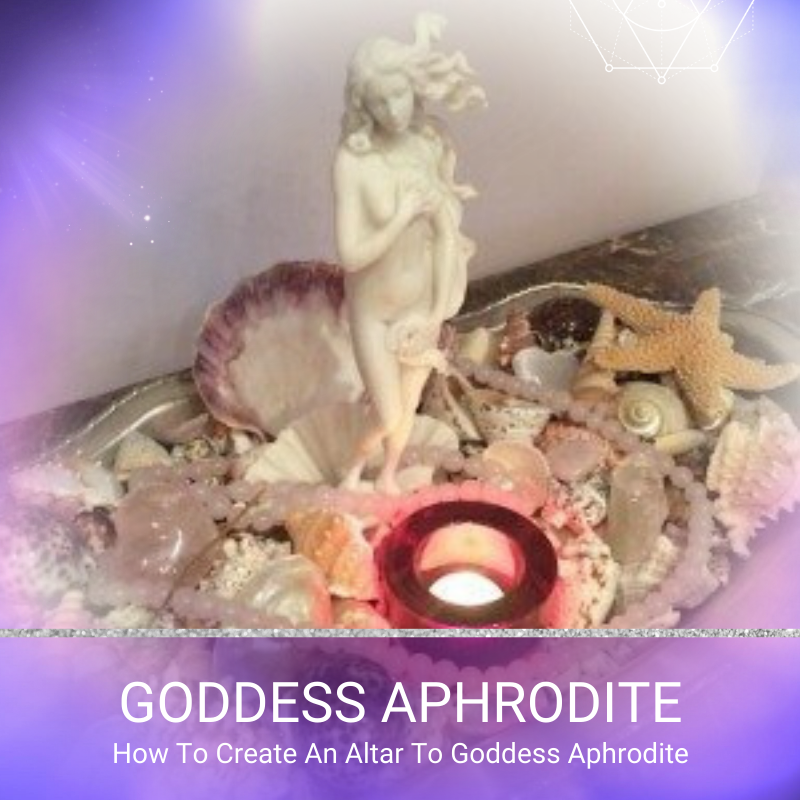 Aphrodite the altar of 